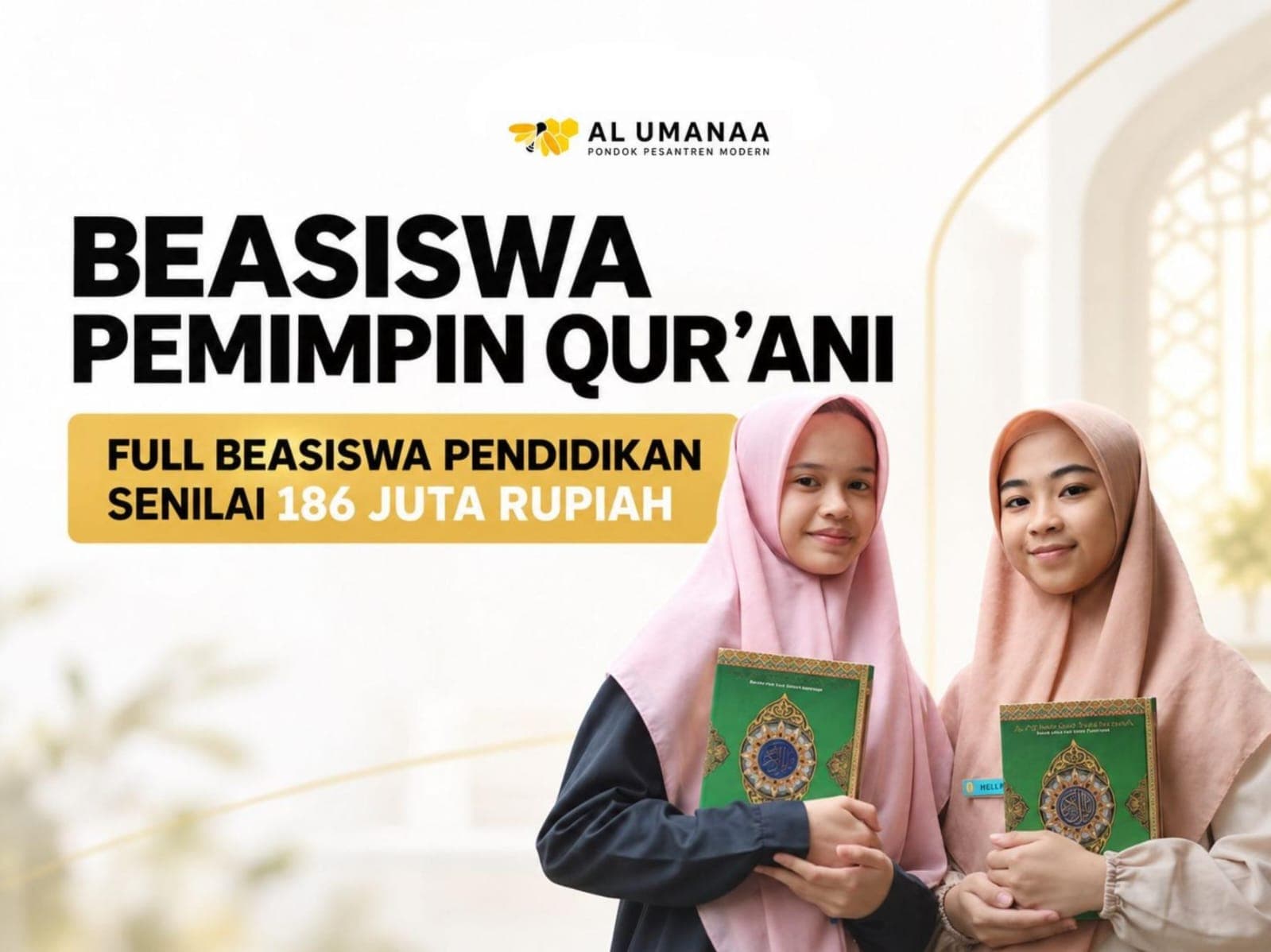 Beasiswa Pemimpin Qur'ani Al Umanaa: Full Beasiswa Pendidikan Senilai Rp186 Juta
