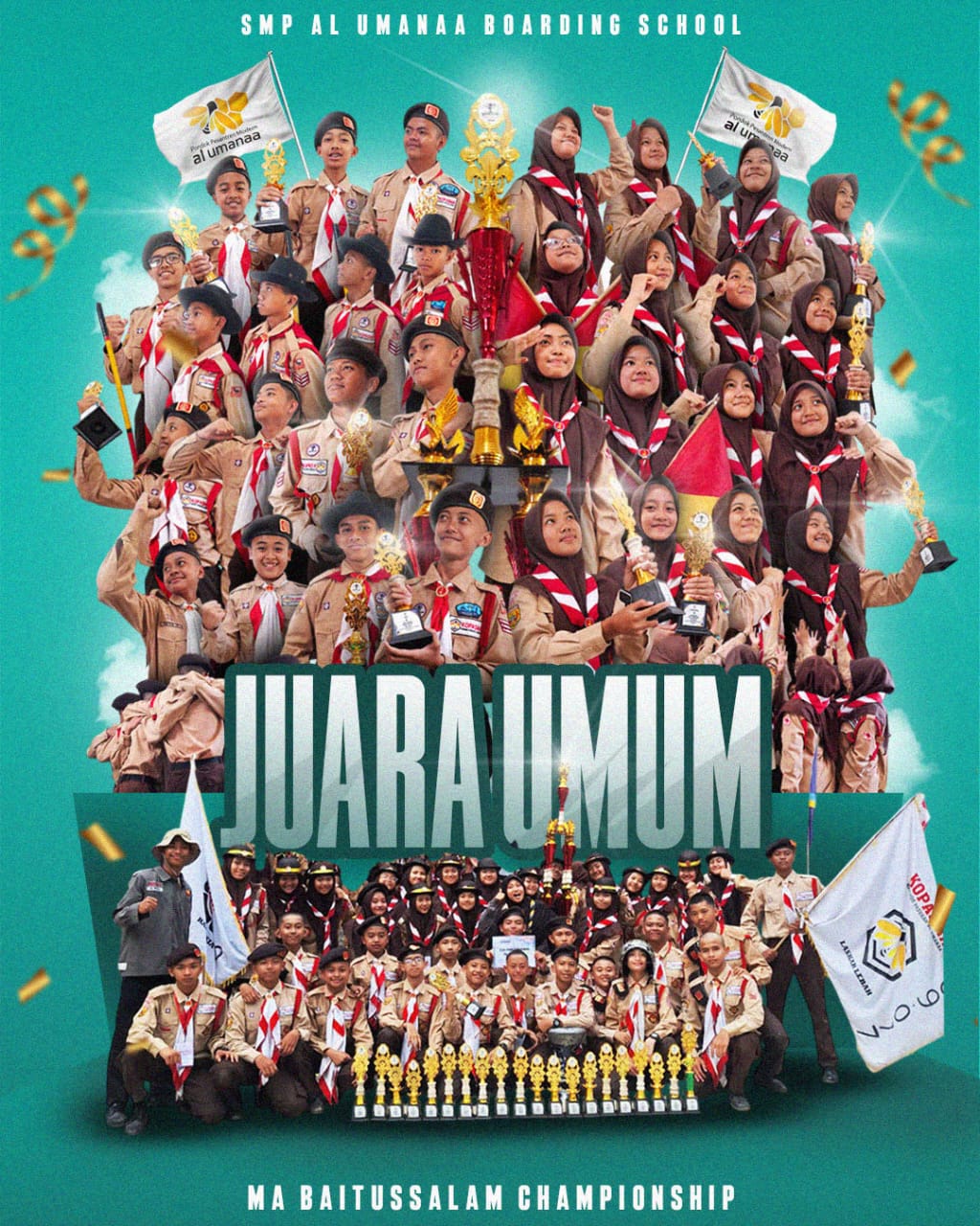 Pramuka Al Umanaa Juara Umum MABASCHAMP 2025