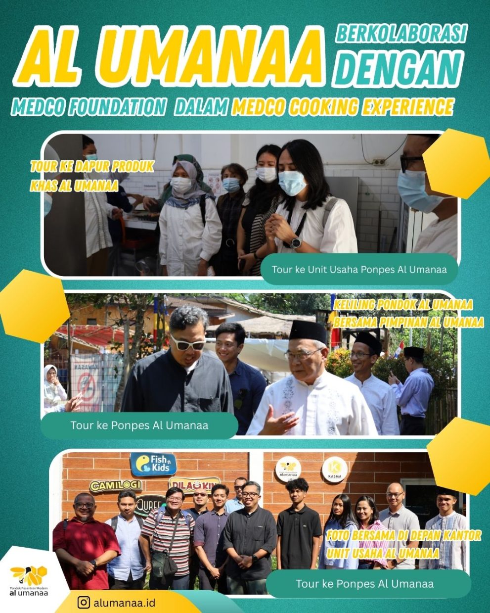 Al Umanaa Berkolaborasi Dengan Medco Foundation Dalam Program Medco Coocking Experience