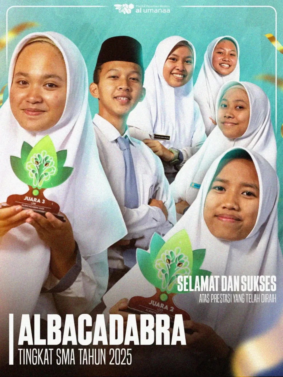 Prestasi Pemilang di ALBACADABRA Tingkat  SMA Tahun 2025